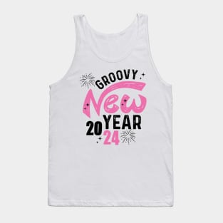 Groovy New Year Tank Top